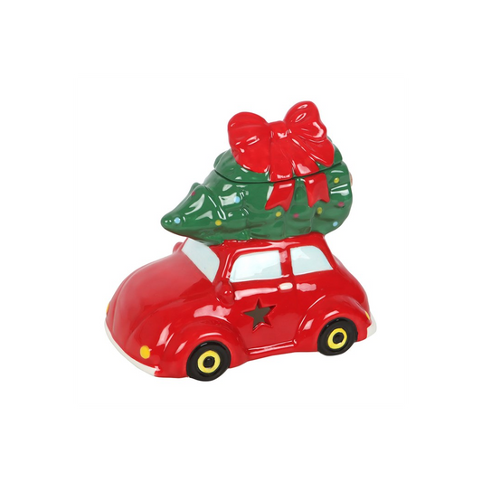 Nostalgic Car with Christmas Tree