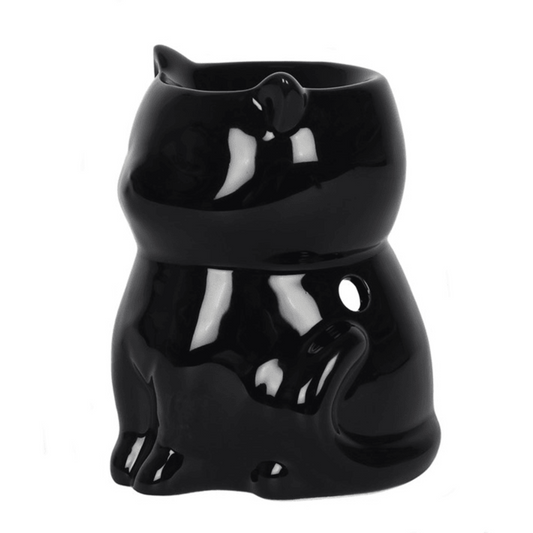 Cat Novelty Wax Melt Burner – Black - Ettovi Candle Company