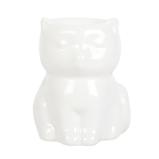 Cat Novelty Wax Melt Burner – White - Ettovi Candle Company