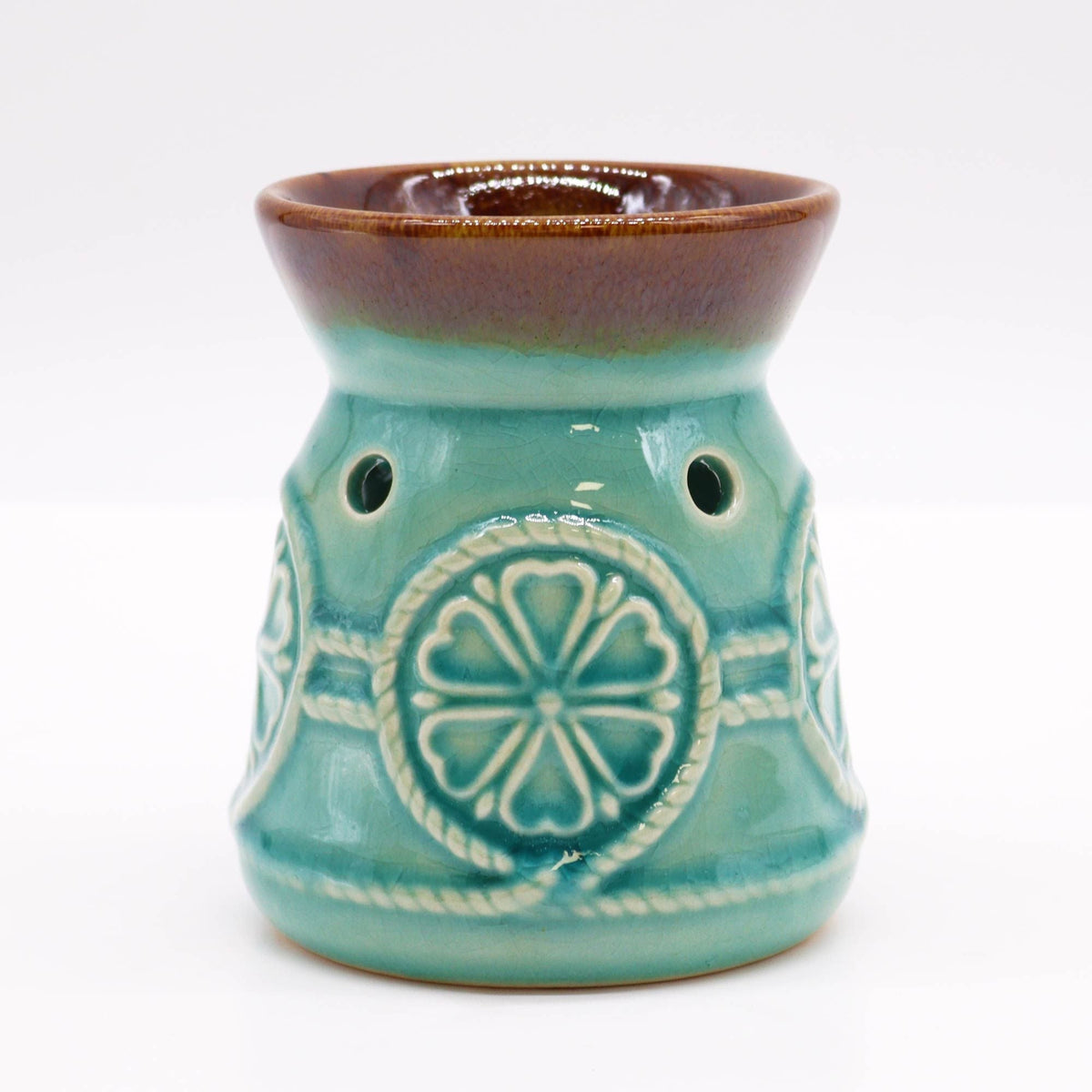 Classic Spa Wax Melt Burner – Turquoise - Ettovi Candle Company