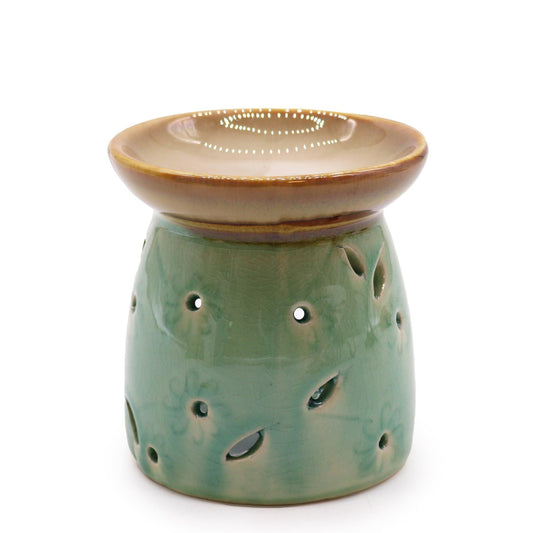 Classic Wax Melt Burner – Blue - Ettovi Candle Company