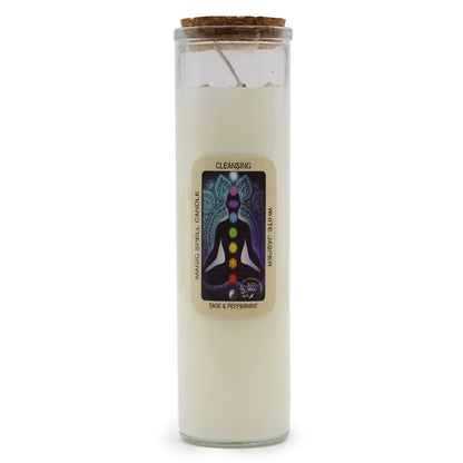 Cleansing Magic Spell Candle - Ettovi Candle Company