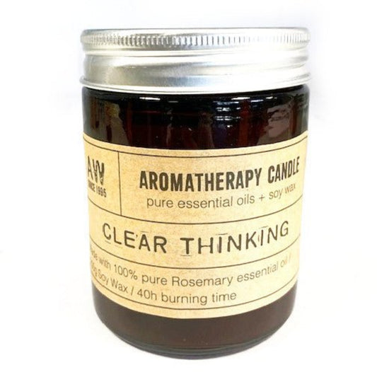 Clear Thinking Aromatherapy Soy Candle – Rosemary – 40hr - Ettovi Candle Company