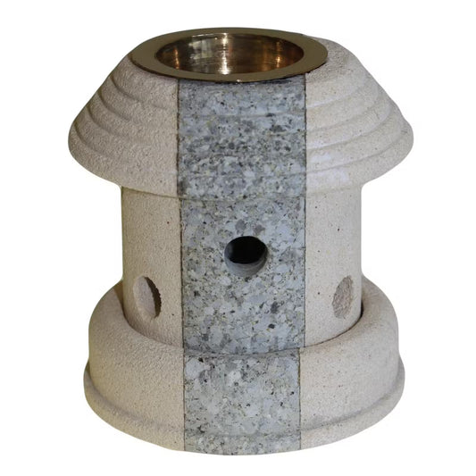 Combo Lantern Sandstone Wax Melt Burner