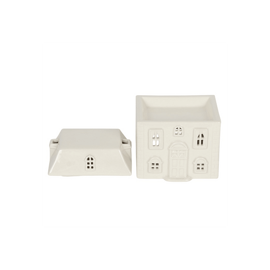 Cream Townhouse Novelty Wax Melt Burner - Ettovi Candle Company