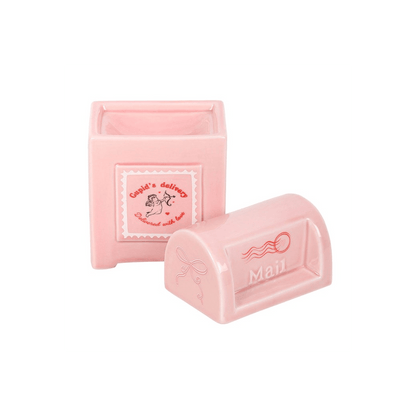 Cupid's Delivery Valentine Postbox Novelty Wax Melt Burner - Ettovi Candle Company