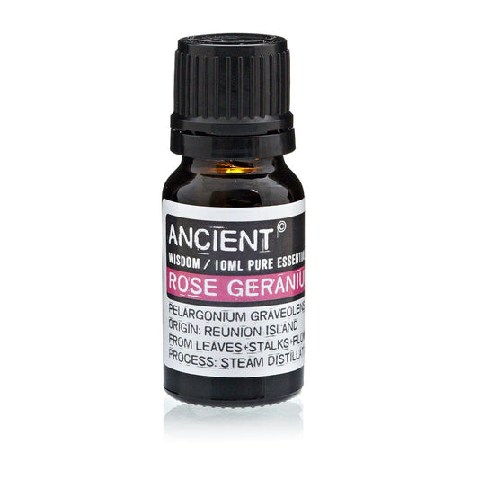 Rose Geranium Pure Essential Oil – Pelargonium Graveolens – 10ml