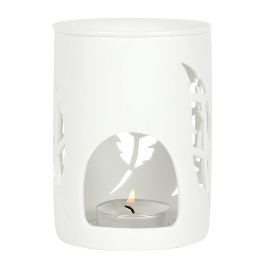 Feather Cut Out Wax Melt Burner - Ettovi Candle Company