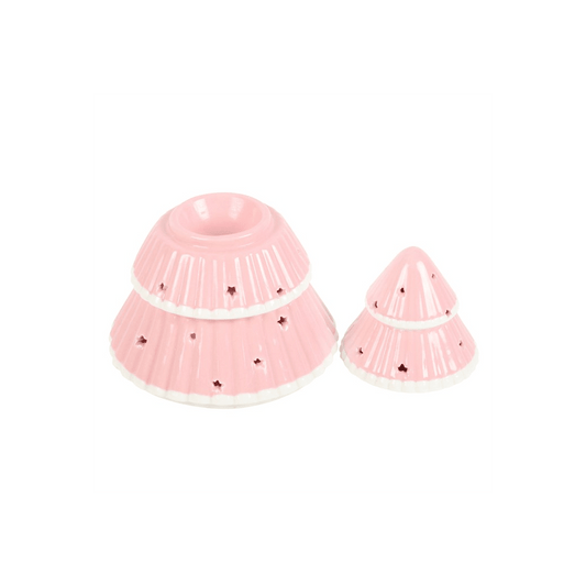 Fir Tree Novelty Wax Melt Burner – Pink - Ettovi Candle Company