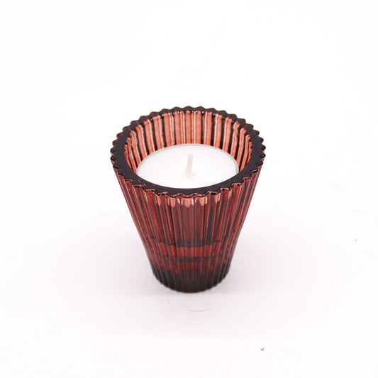 Flip Glass Tealight and Taper Candle Holder – Vampire Red - Ettovi Candle Company
