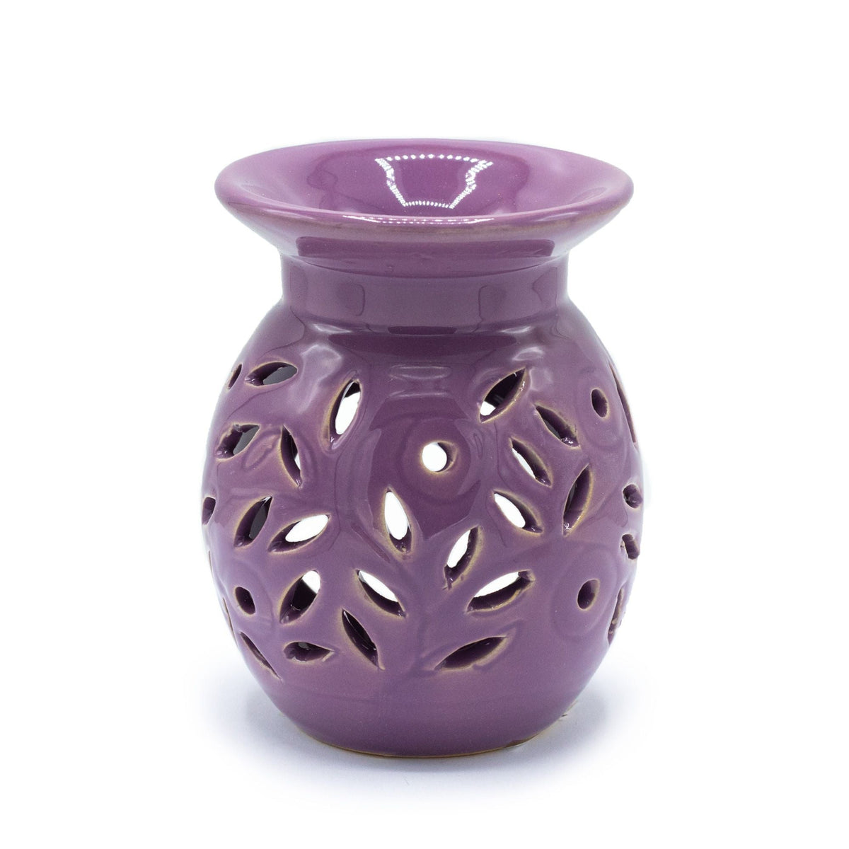 Floral Wax Melt Burner – Lavender - Ettovi Candle Company