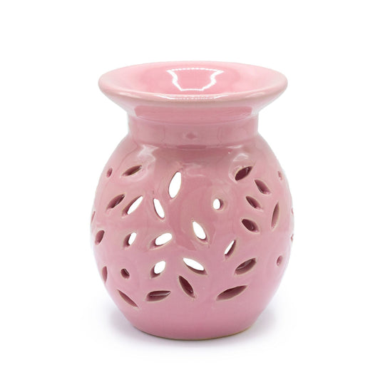 Floral Wax Melt Burner – Rose - Ettovi Candle Company