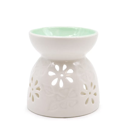 Floral Burner - White