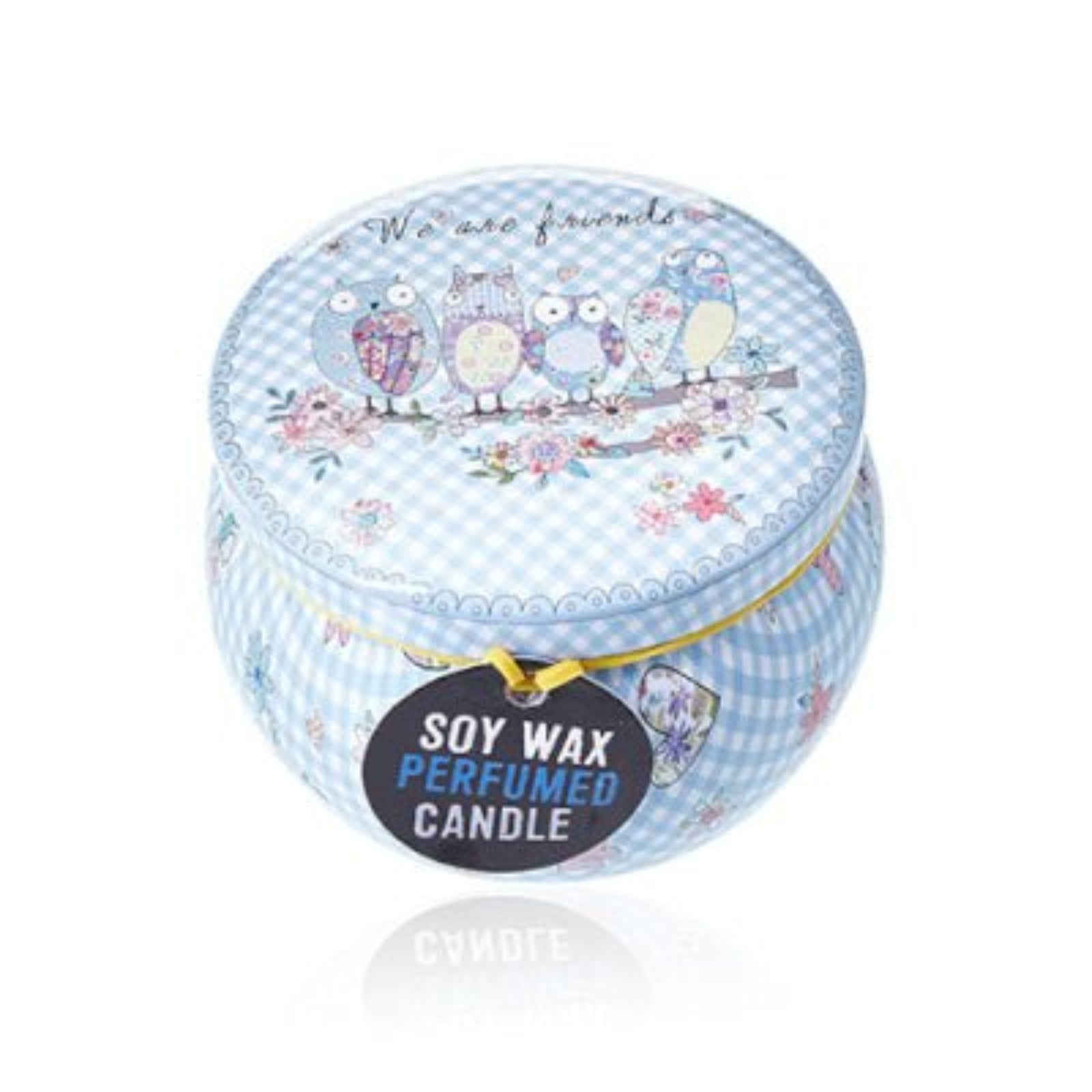 Friendly Messages Art Tin Candle – Three Tin Designs - Ettovi Candle Company