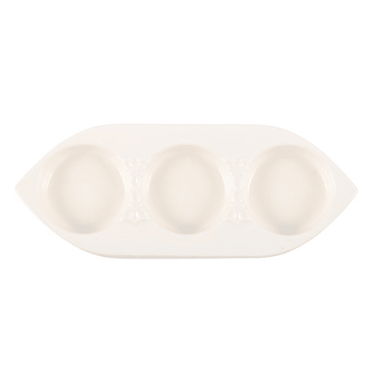 Geometric Triple Ceramic Tealight Holder - Ettovi Candle Company