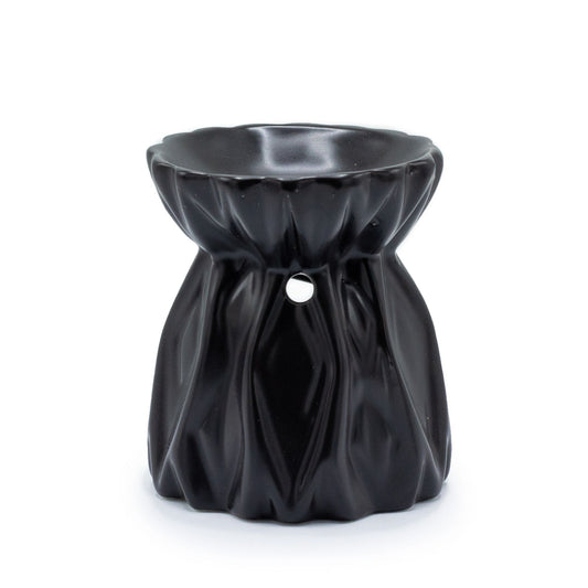 Geometric Wax Melt Burner – Black - Ettovi Candle Company