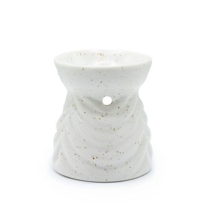 Geometric Wax Melt Burner – Ivory - Ettovi Candle Company