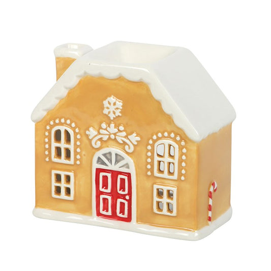 Candy Cane Gingerbread House