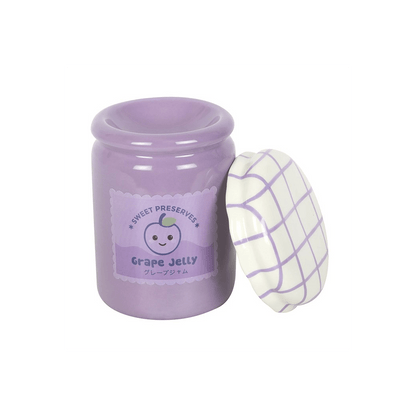 Grape Jelly Jar Novelty Wax Melt Burner - Ettovi Candle Company