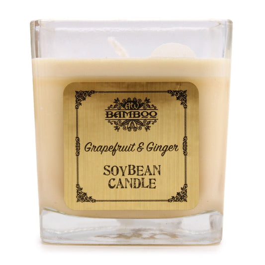 Grapefruit and Ginger Soybean Jar Candle - Ettovi Candle Company