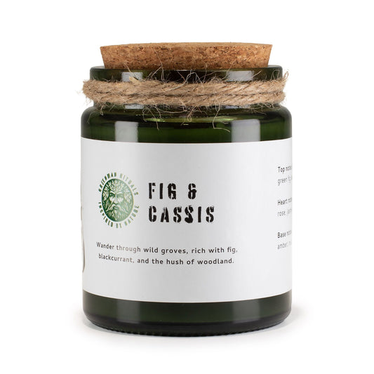 Greenman Fig & Cassis Woodwick Candle - Ettovi Candle Company