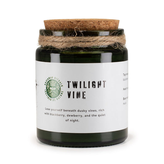Greenman Twilight Vine Woodwick Candle - Ettovi Candle Company