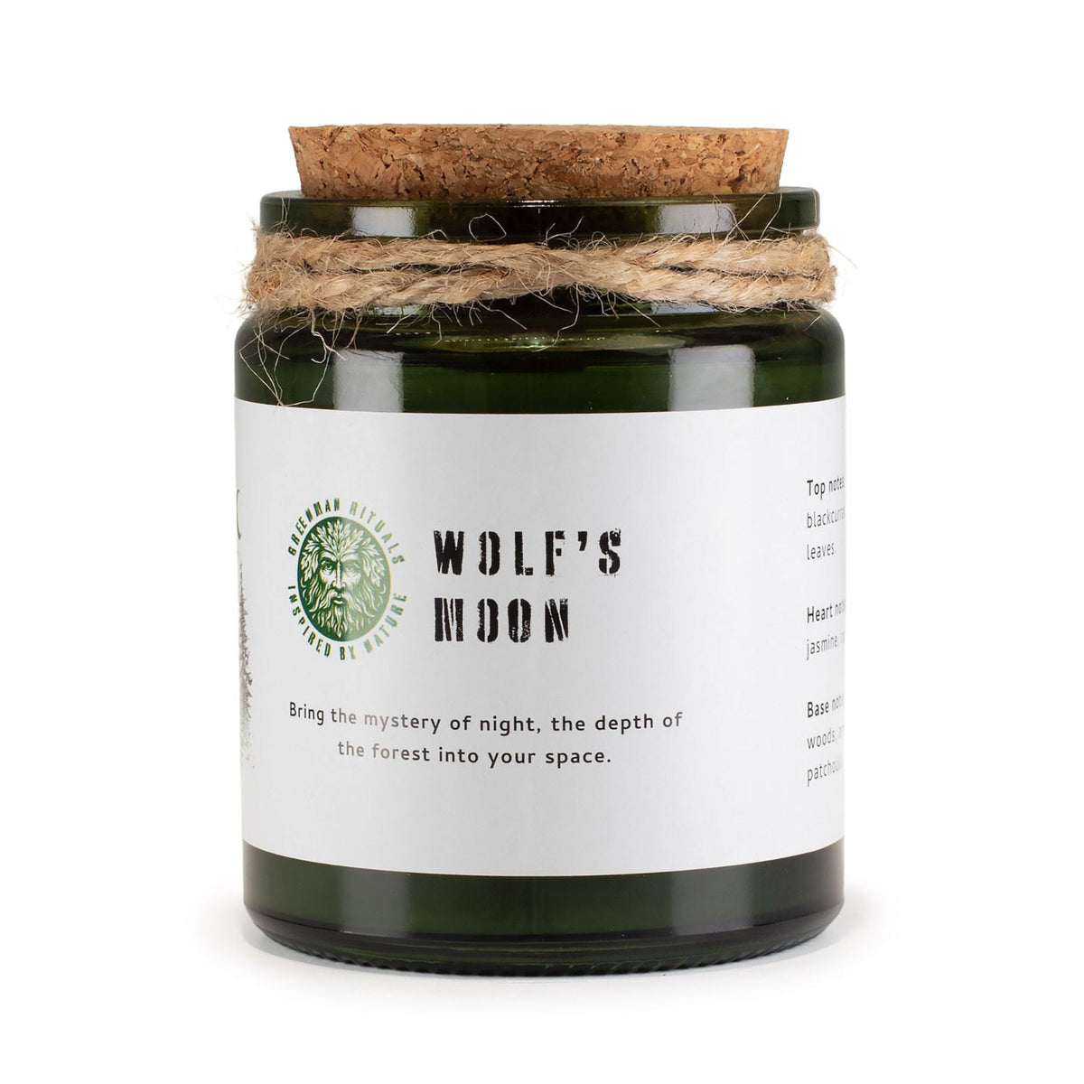 Greenman Wolf's Moon Woodwick Candle - Ettovi Candle Company