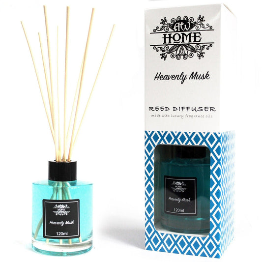 Heavenly Musk Scented Reed Diffuser – 120ml - Ettovi Candle Company