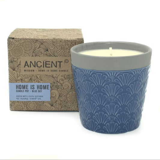 Blue Day Home Is Home Candle - Ettovi Candle Company