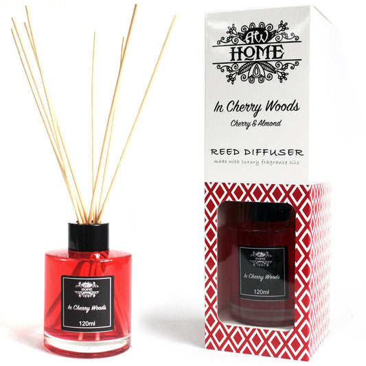 In Cherry Woods Scented Reed Diffuser – 120ml - Ettovi Candle Company
