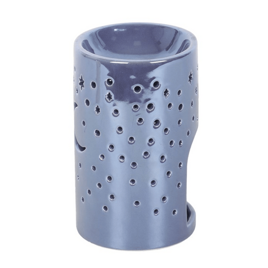 Iridescent Moon Wax Melt Burner – Purple - Ettovi Candle Company
