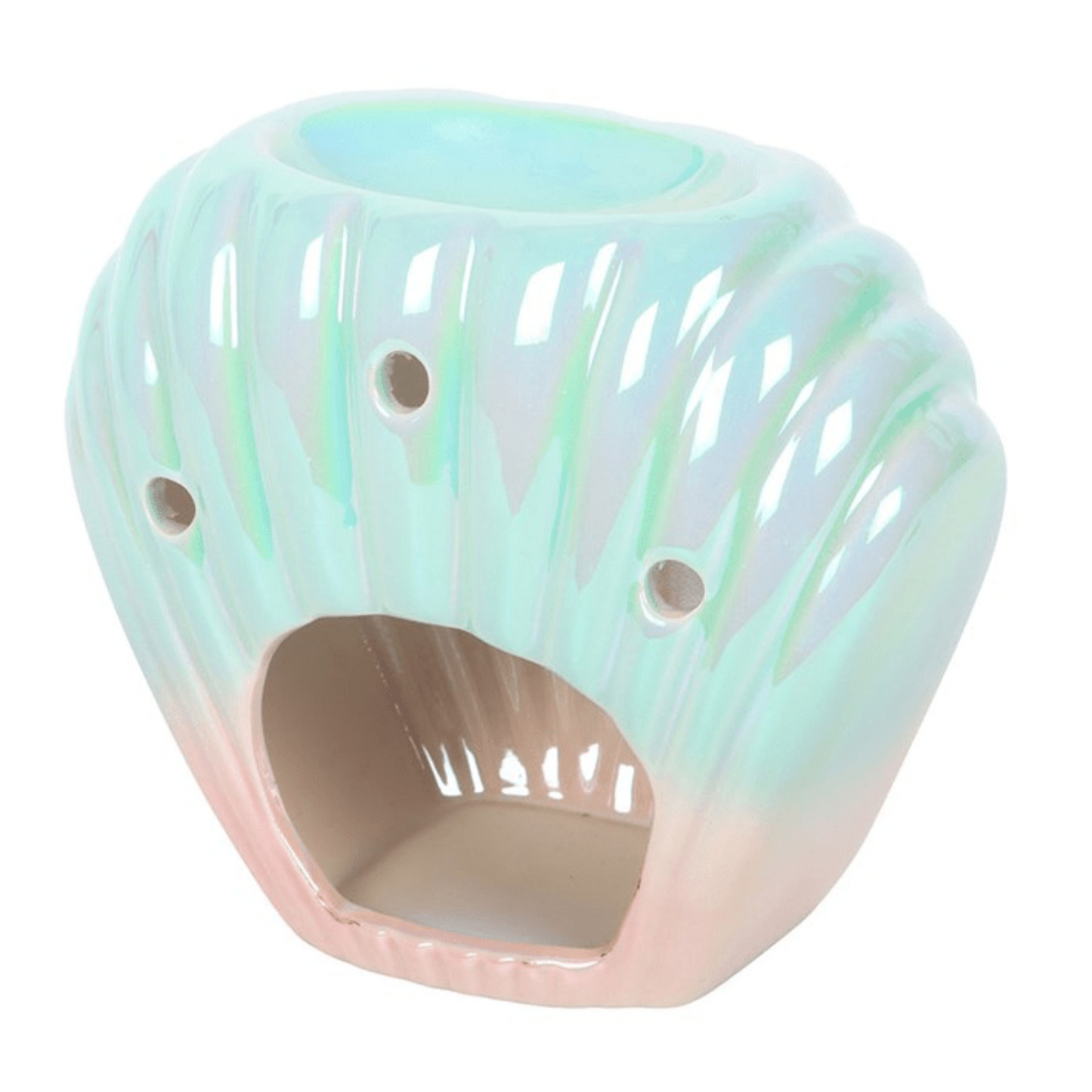 Iridescent Shell Wax Melt Burner - Ettovi Candle Company