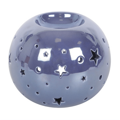 Iridescent Star Wax Melt Burner – Purple - Ettovi Candle Company