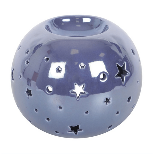 Iridescent Star Wax Melt Burner – Purple - Ettovi Candle Company