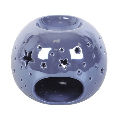 Iridescent Star Wax Melt Burner – Purple - Ettovi Candle Company