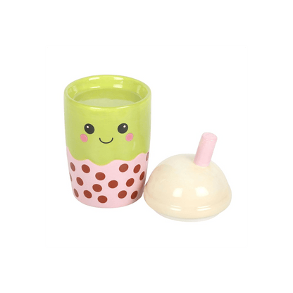 Kawaii Bubble Tea Novelty Wax Melt Burner - Ettovi Candle Company