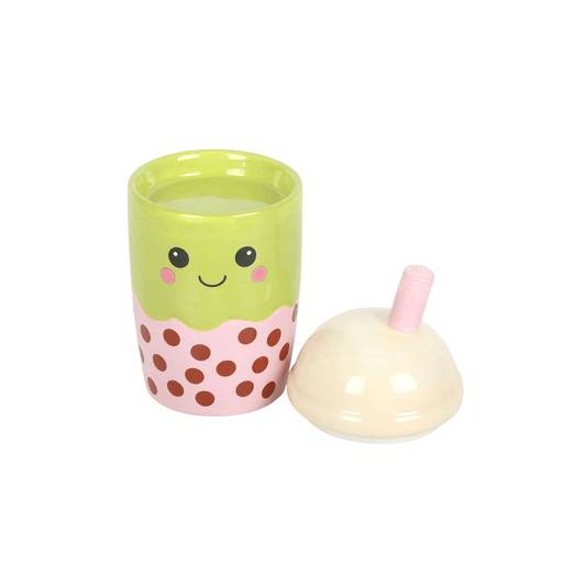 Kawaii Bubble Tea Novelty Wax Melt Burner - Ettovi Candle Company