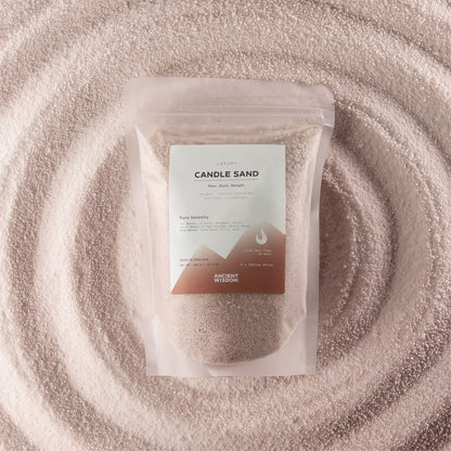 Latte Beige Candle Sand Pure Serenity - Ettovi Candle Company
