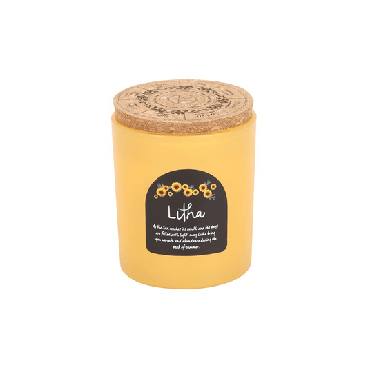 Litha (Summer Solstice) Wheel of the Year Candle - Ettovi Candle Company