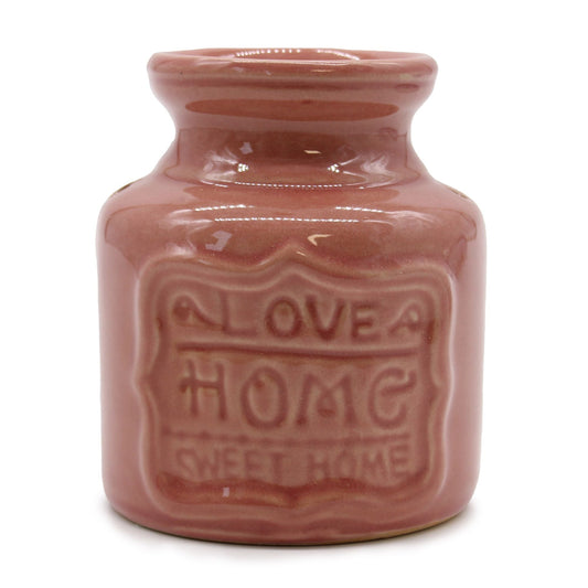 Love Home Sweet Home Wax Melt Burner – Terracotta - Ettovi Candle Company