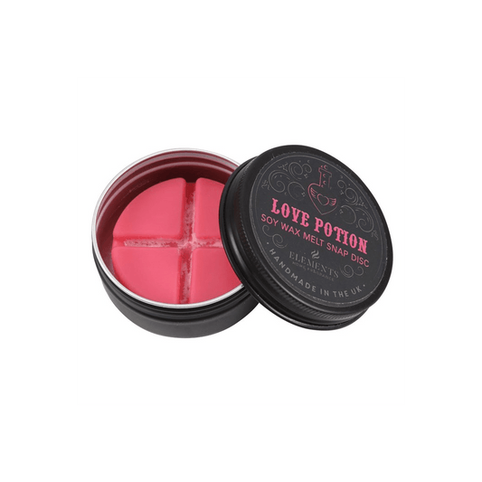 Love Potion Snap Disc Tin Wax Melt - Ettovi Candle Company
