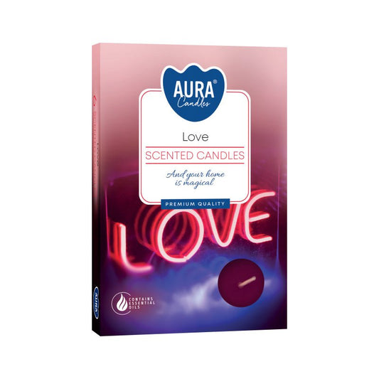 Love Scented Tealight Candles – Pack of 6 - Ettovi Candle Company