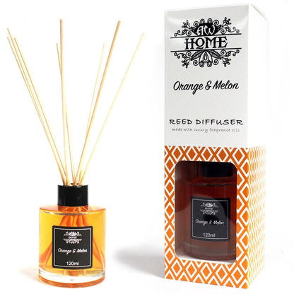 Orange & Melon Scented Reed Diffuser – 120ml - Ettovi Candle Company