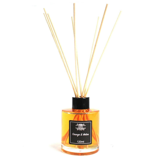 Orange & Melon Scented Reed Diffuser – 120ml - Ettovi Candle Company