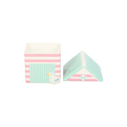 Pastel Beach Hut Novelty Wax Melt Burner - Ettovi Candle Company