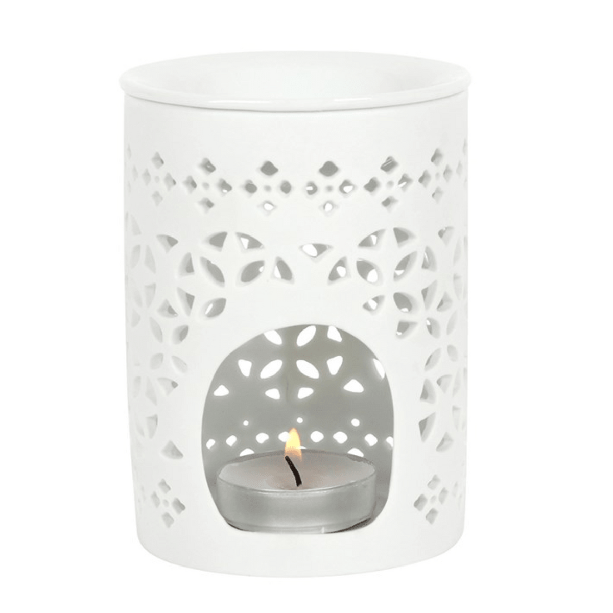 Pattern Cut Out Wax Melt Burner - Ettovi Candle Company