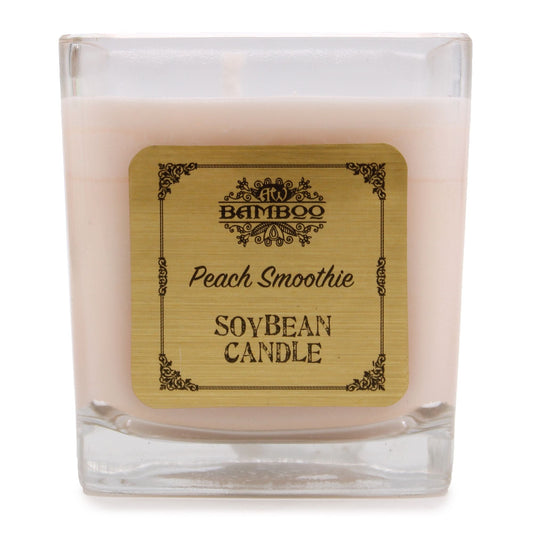 Peach Smoothie Soybean Jar Candle - Ettovi Candle Company