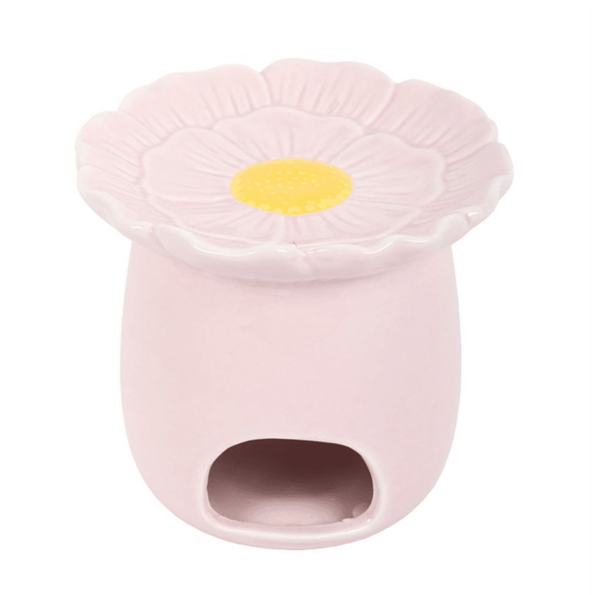 Pink Daisy Wax Melt Burner - Ettovi Candle Company