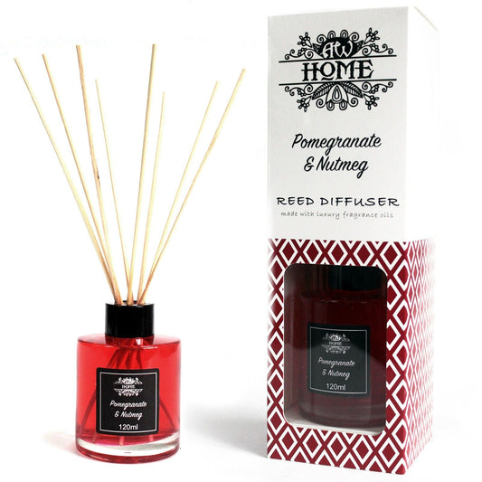 Pomegranate & Nutmeg Scented Reed Diffuser – 120ml - Ettovi Candle Company