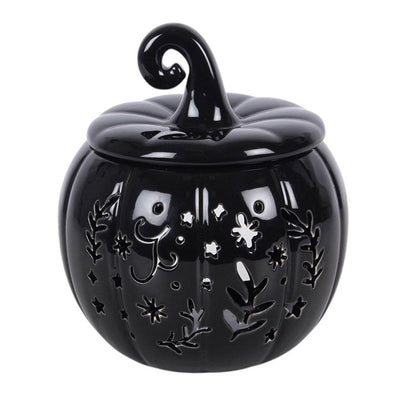 Pumpkin Novelty Wax Melt Burner – Black - Ettovi Candle Company